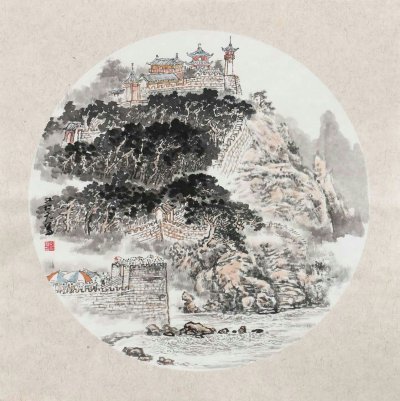 绘画-扇面 - 第5幅